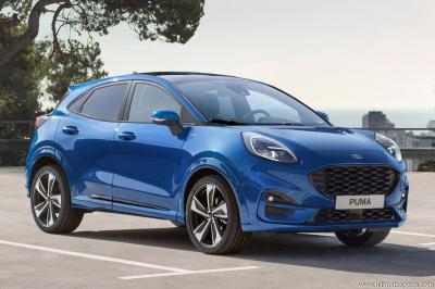 Ford Puma Crossover 1.0 EcoBoost 125hp ST-Line specs, dimensions
