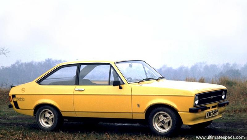 Specs for all Ford Escort 2 versions