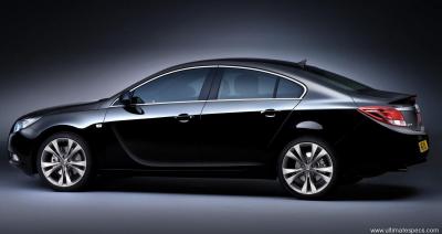 2009 Opel Insignia Sedan (A)  Technical Specs, Fuel consumption, Dimensions
