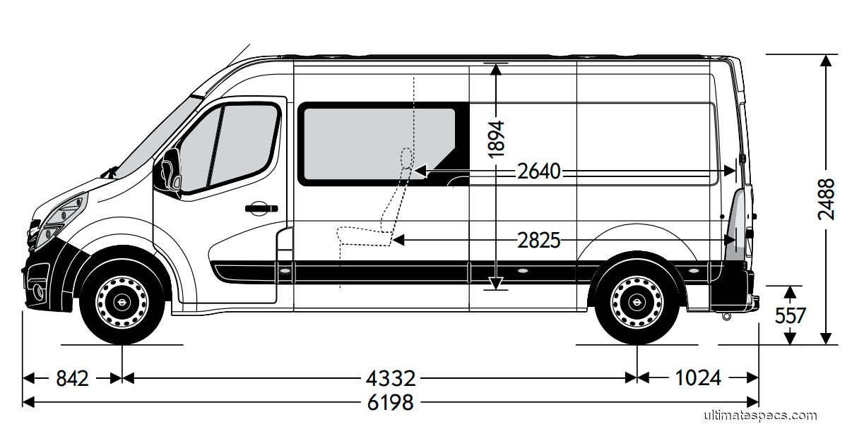 Opel Movano B 2020 L3H2 Double-Cab Van FWD