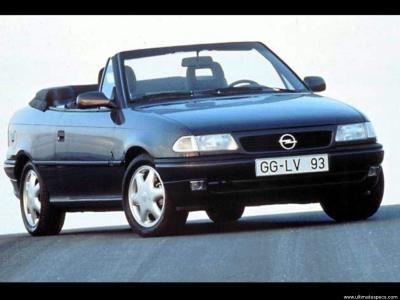 Specs for all Opel Astra F Cabrio versions