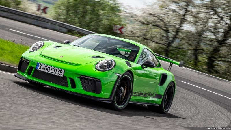 Porsche 911 Coupe (991.2 Series) GT3 RS Specs, Performance, Comparisons