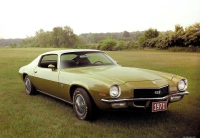 Chevrolet Camaro 2nd-Gen 1971 250 Turbo-Thrift 2-speed Automatic Powerglide (1970)