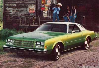 Buick Century Colonnade Hardtop Coupe 1976 3.8 V6 Hydra-Matic Auto Special (1975)