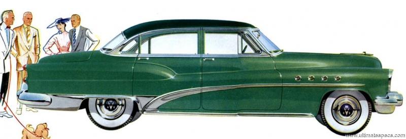 Specs for all Buick Roadmaster Riviera Sedan 1953 versions