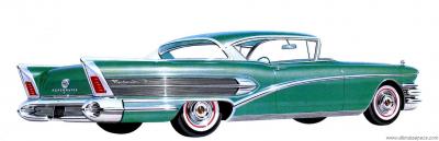 Buick Roadmaster Riviera Hardtop 1958 Model 75 Flight-Pitch-Dynaflow (1957)