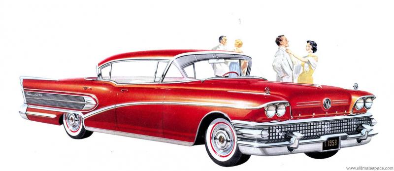 Buick Roadmaster Riviera 4 Door Hardtop 1958 image