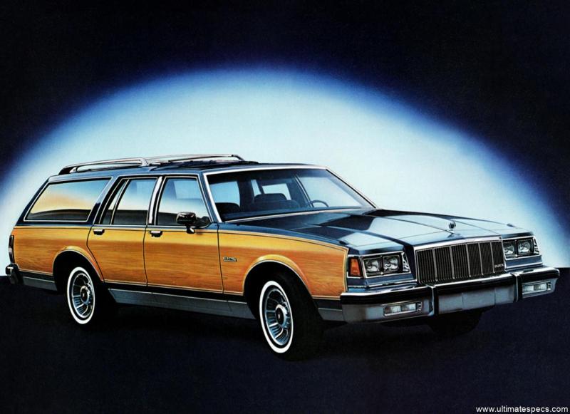 1985 Buick Electra Estate Wagon 1985 5.0L V8 Auto specs, dimensions