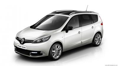 Specs for all Renault Grand Scenic 3 Phase 3 versions