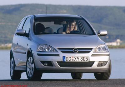 Specs for all Opel Corsa C versions
