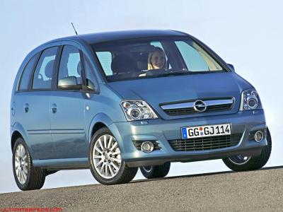 Specs for all Opel Meriva A versions