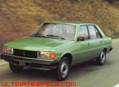 Specs for all Peugeot 305 versions
