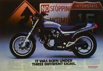 1984 Honda VF 1100 S Sabre V65 Technical Specifications